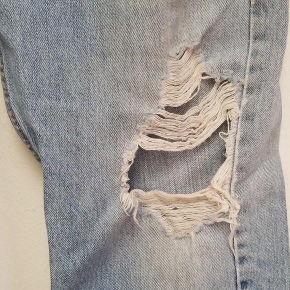 Levi's Jeans Distressed Faded Holes Sz 33/30 - Picture 2 of 8